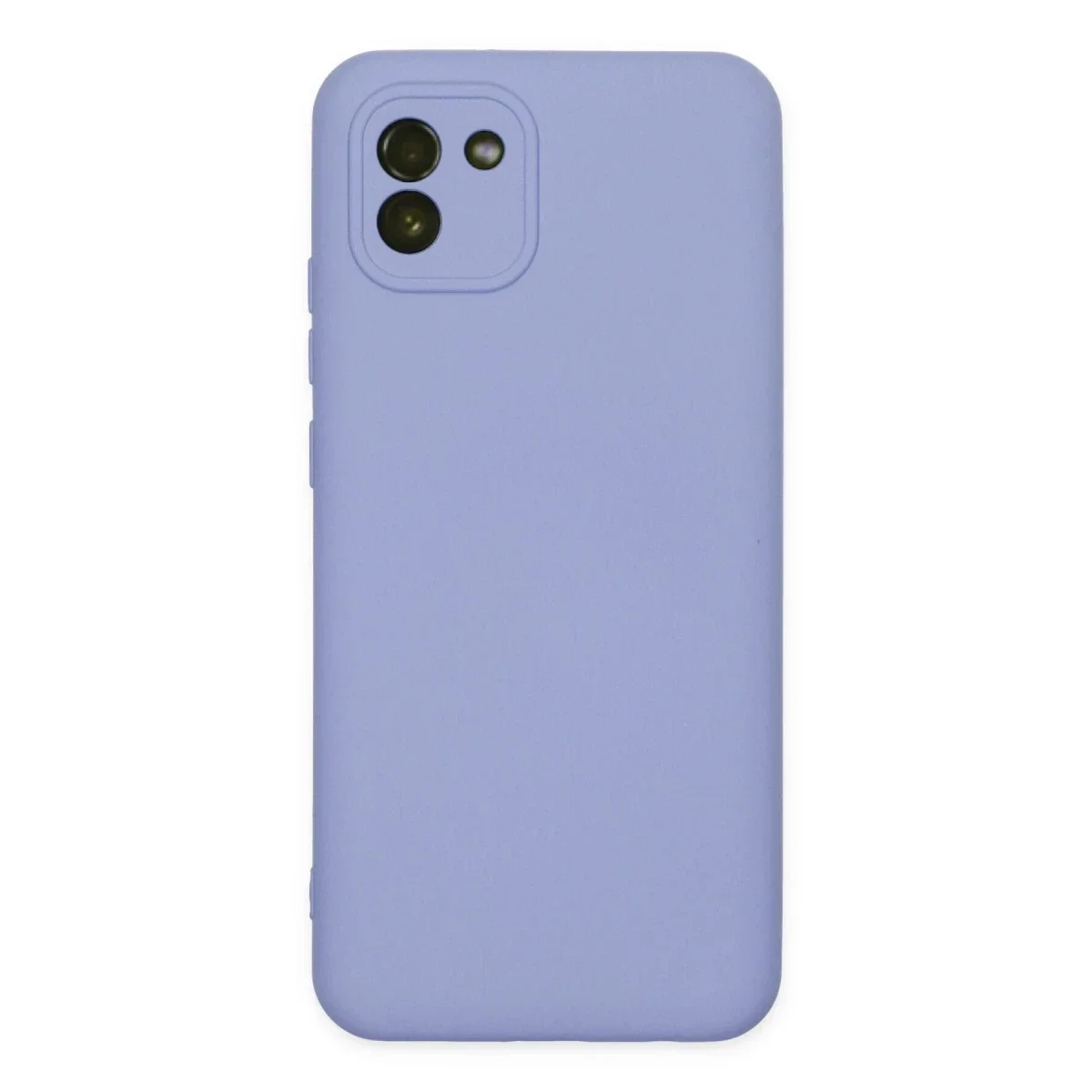 Samsung Galaxy A03 Kılıf Nano içi Kadife Silikon - Lila