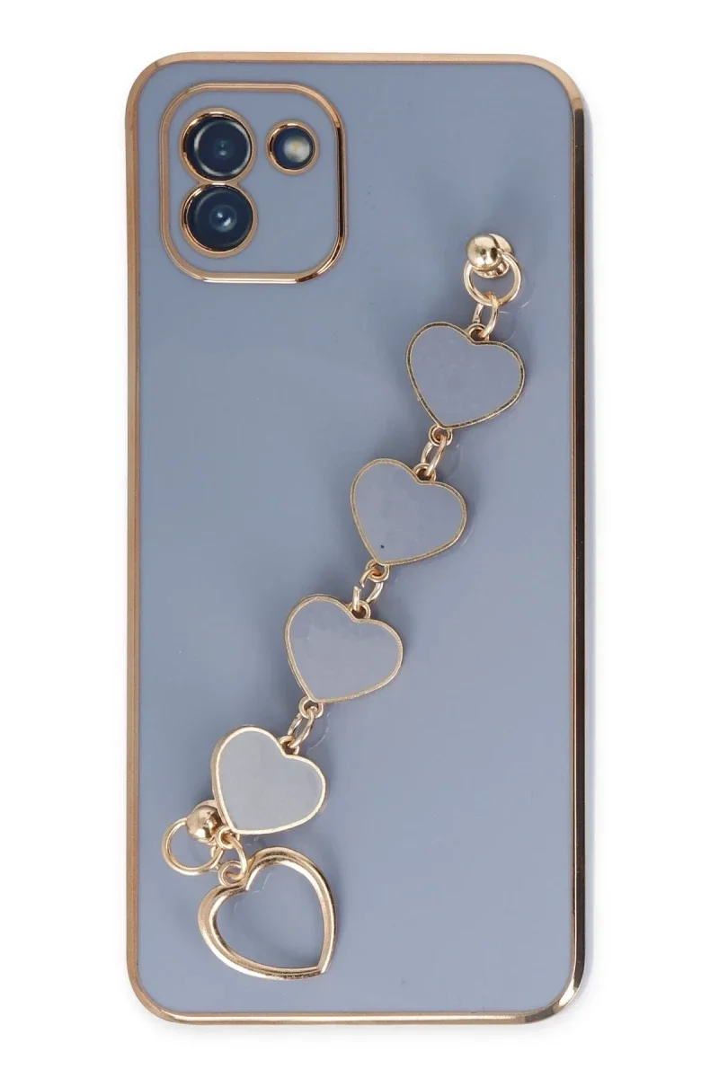 Samsung Galaxy A03 Kılıf Esila Silikon - Gri Samsung Galaxy A03 Kılıf Esila Silikon - Gri