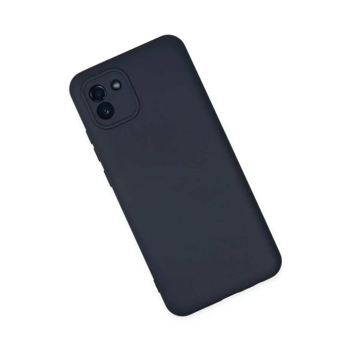 Samsung Galaxy A03 Kılıf Nano içi Kadife Silikon - Lacivert Samsung Galaxy A03 Kılıf Nano içi Kadife Silikon - Lacivert