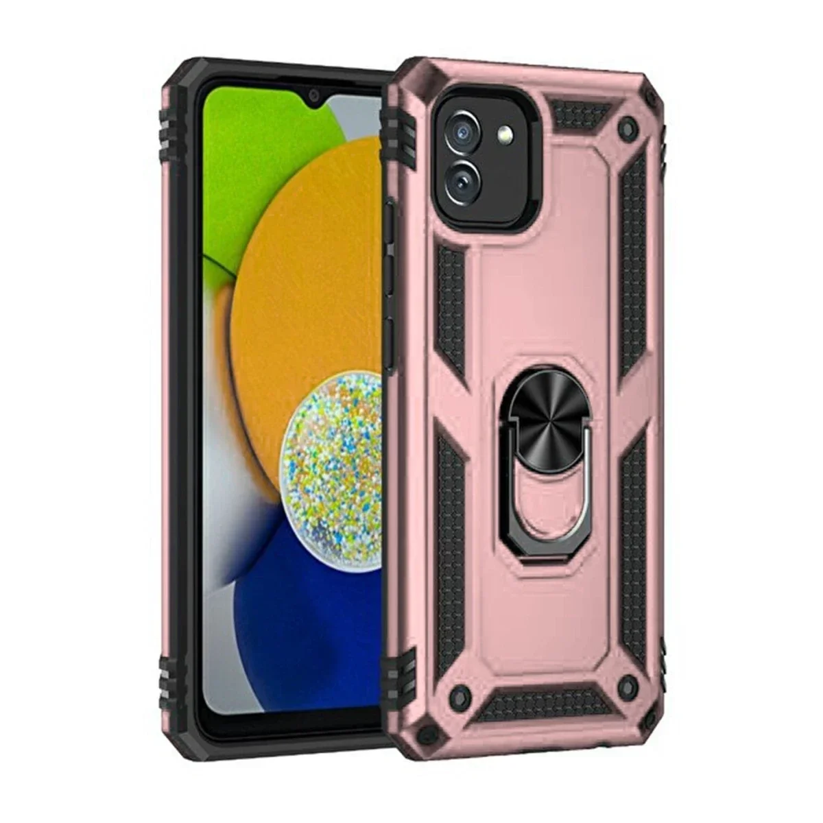 Samsung Galaxy A03 Kılıf Sofya Yüzüklü Silikon Kapak - Rose Fiyatı, Yorumları ve Özellikleri