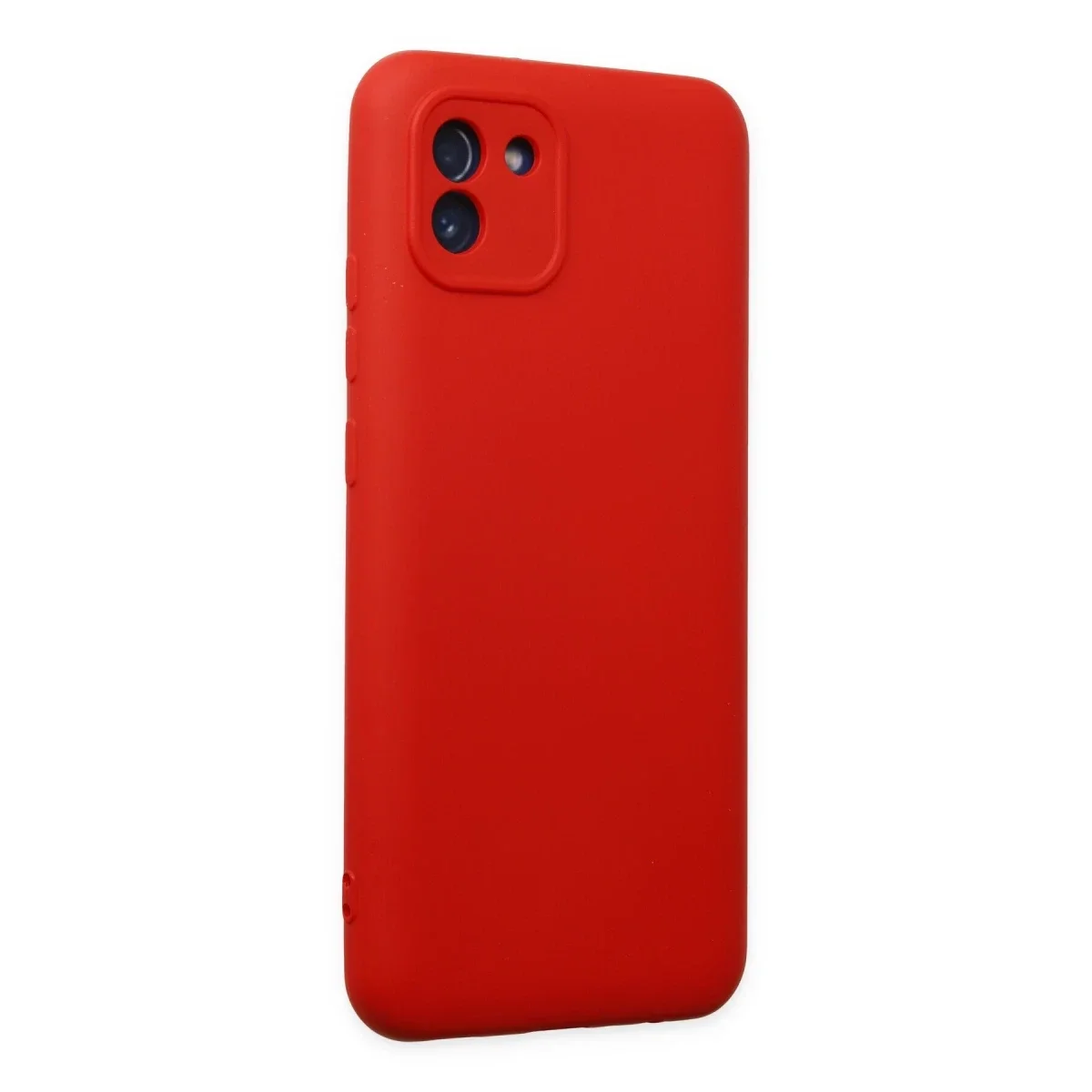 Samsung Galaxy A03 Kılıf Nano içi Kadife Silikon - Kırmızı Samsung Galaxy A03 Kılıf Nano içi Kadife Silikon - Kırmızı