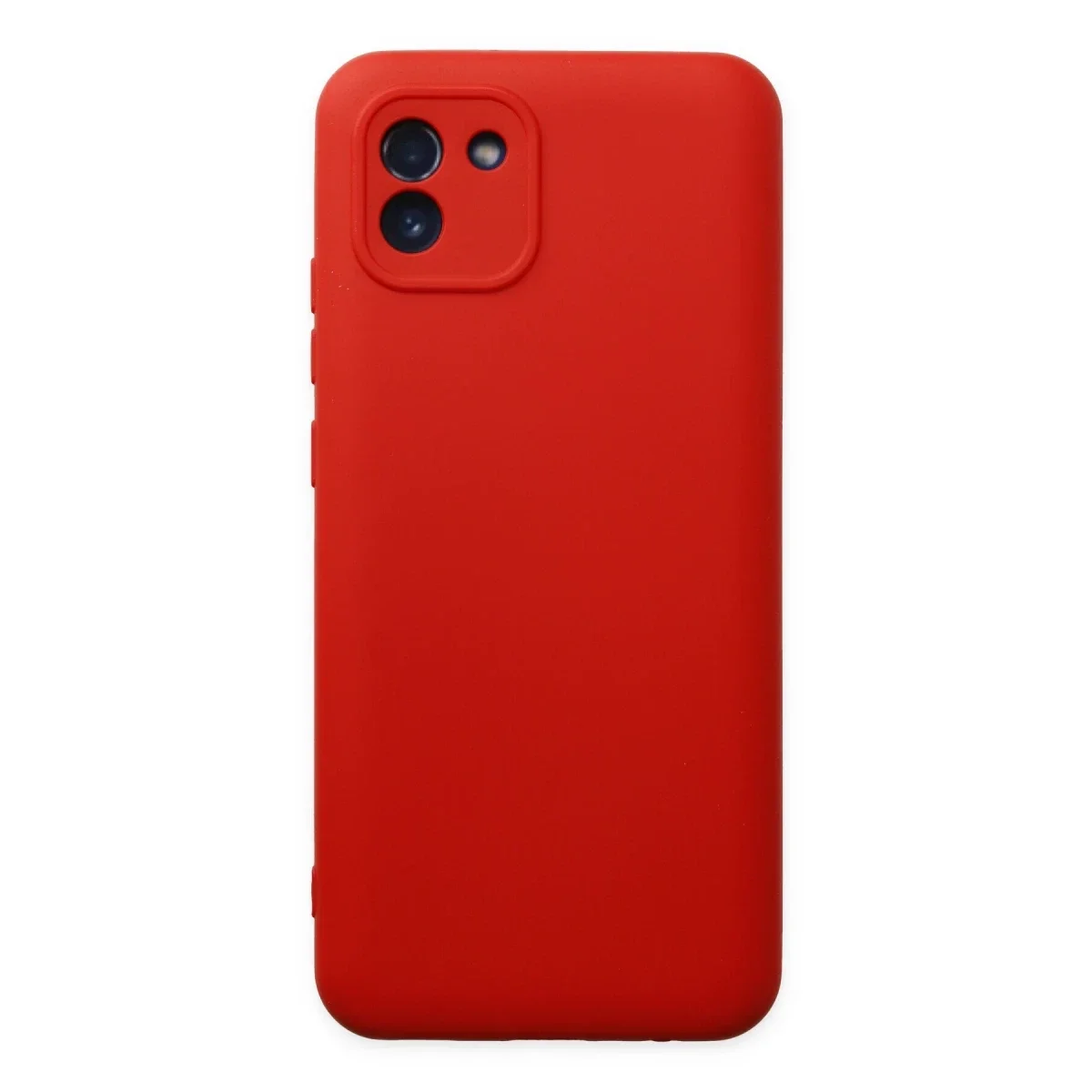 Samsung Galaxy A03 Kılıf Nano içi Kadife Silikon - Kırmızı Samsung Galaxy A03 Kılıf Nano içi Kadife Silikon - Kırmızı