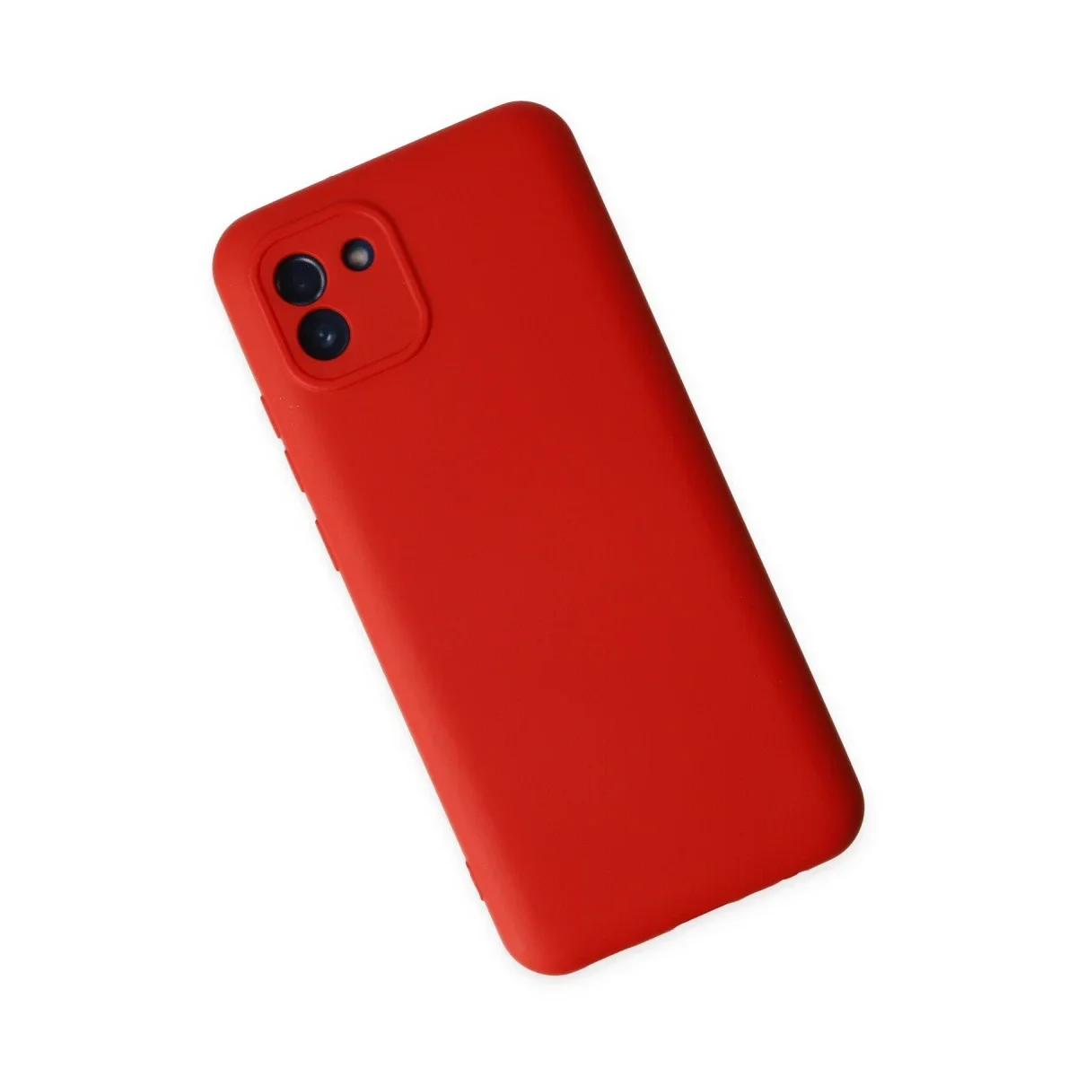 Samsung Galaxy A03 Kılıf Nano içi Kadife Silikon - Kırmızı Samsung Galaxy A03 Kılıf Nano içi Kadife Silikon - Kırmızı