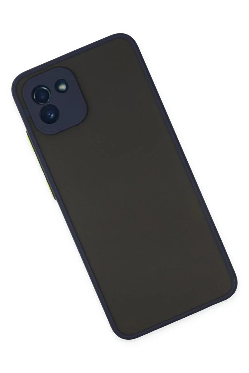 Samsung Galaxy A03 Kılıf Montreal Silikon Kapak - Lacivert