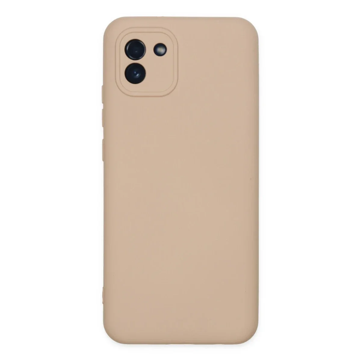 Samsung Galaxy A03 Kılıf Nano içi Kadife Silikon - Pudra Samsung Galaxy A03 Kılıf Nano içi Kadife Silikon - Pudra