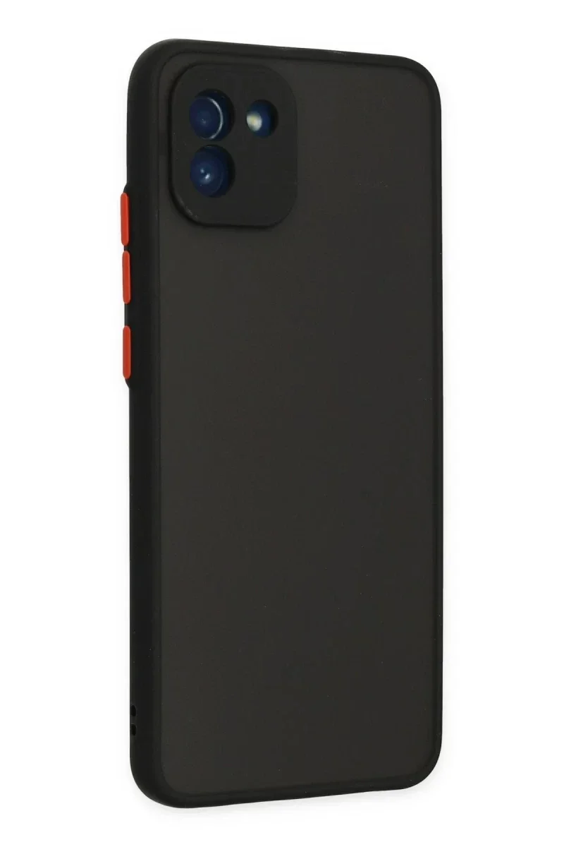 Samsung Galaxy A03 Kılıf Montreal Silikon Kapak - Siyah Samsung Galaxy A03 Kılıf Montreal Silikon Kapak - Siyah