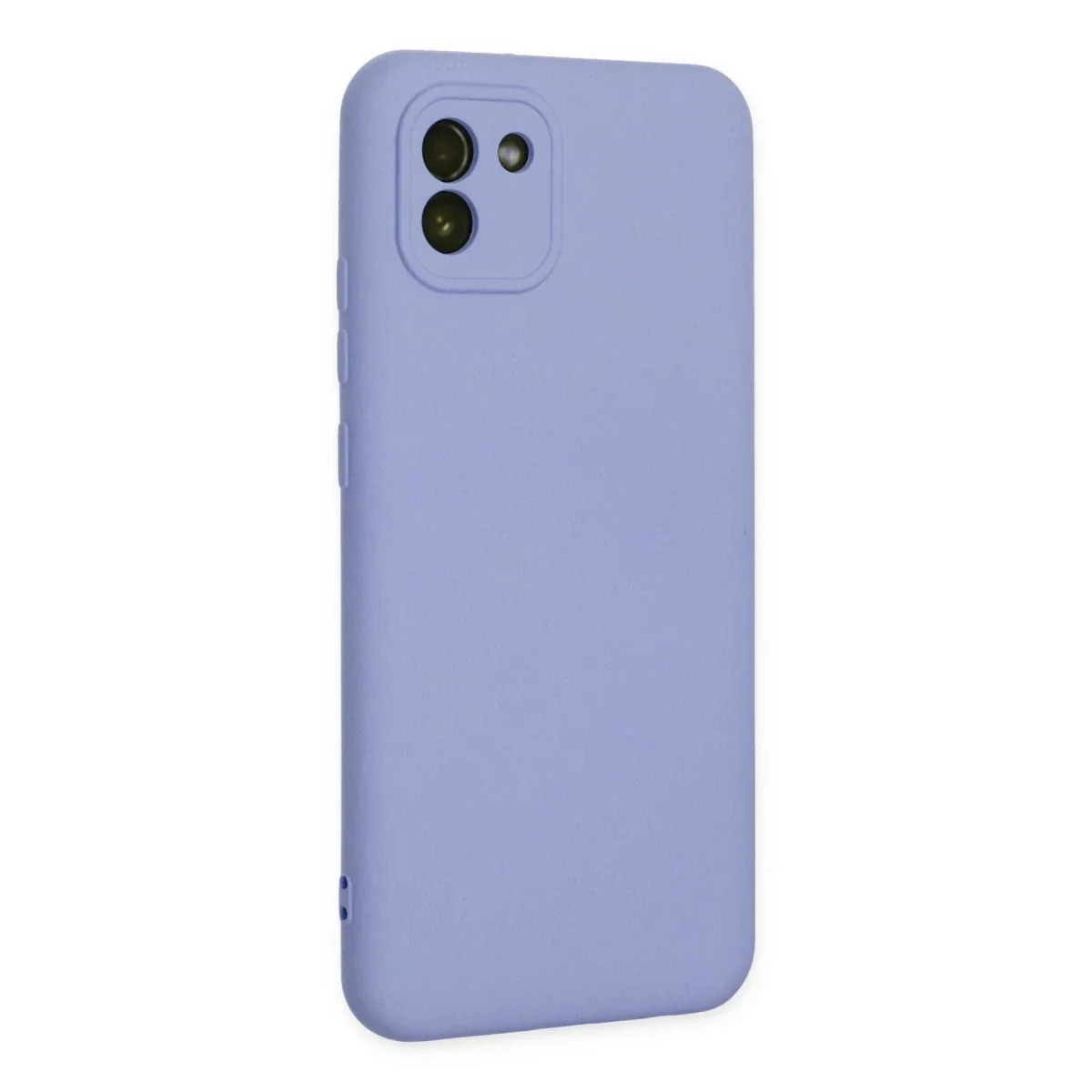 Samsung Galaxy A03 Kılıf Nano içi Kadife Silikon - Lila