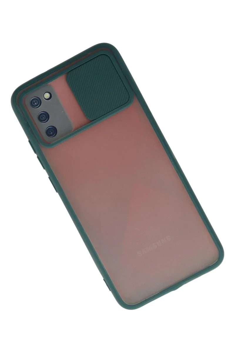 Samsung Galaxy A03S Kılıf Palm Buzlu Kamera Sürgülü Silikon - Yeşil Fiyatı, Yorumları ve Özellikleri