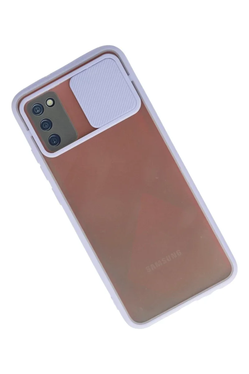 Samsung Galaxy A03S Kılıf Palm Buzlu Kamera Sürgülü Silikon - Lila Fiyatı, Yorumları ve Özellikleri