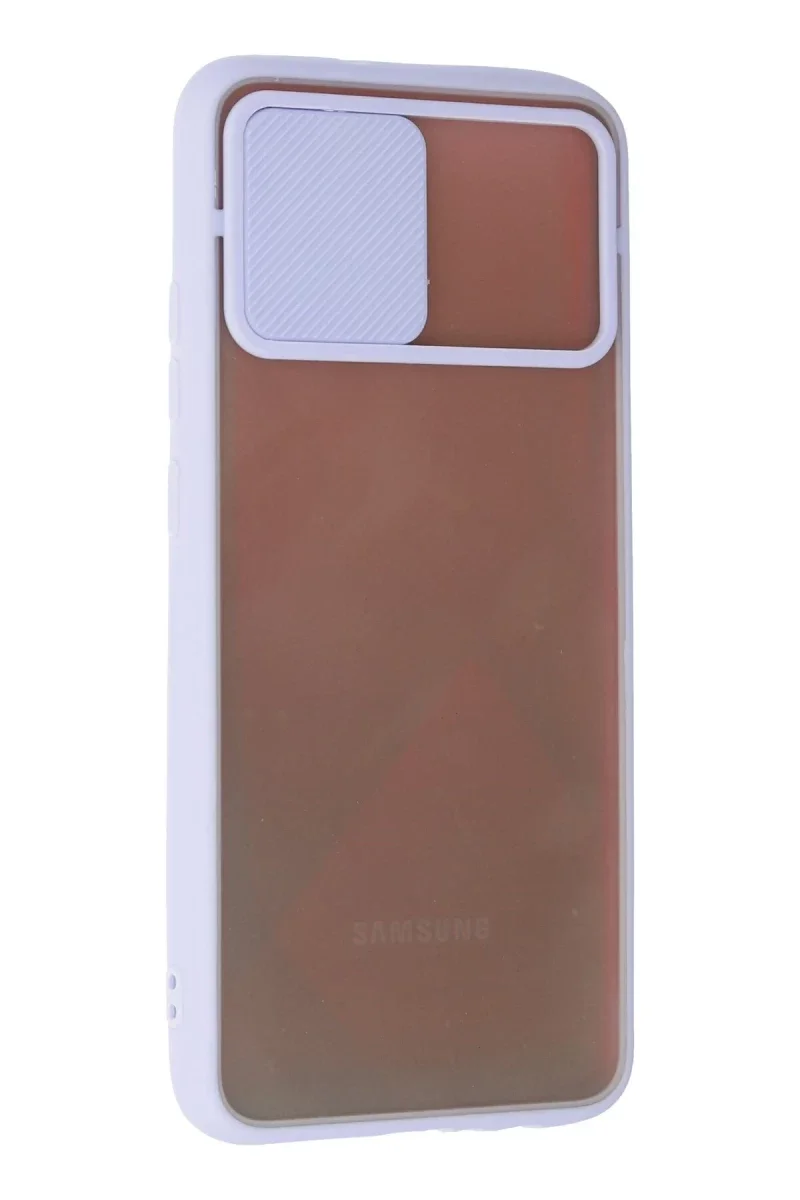 Samsung Galaxy A03S Kılıf Palm Buzlu Kamera Sürgülü Silikon - Lila Fiyatı, Yorumları ve Özellikleri