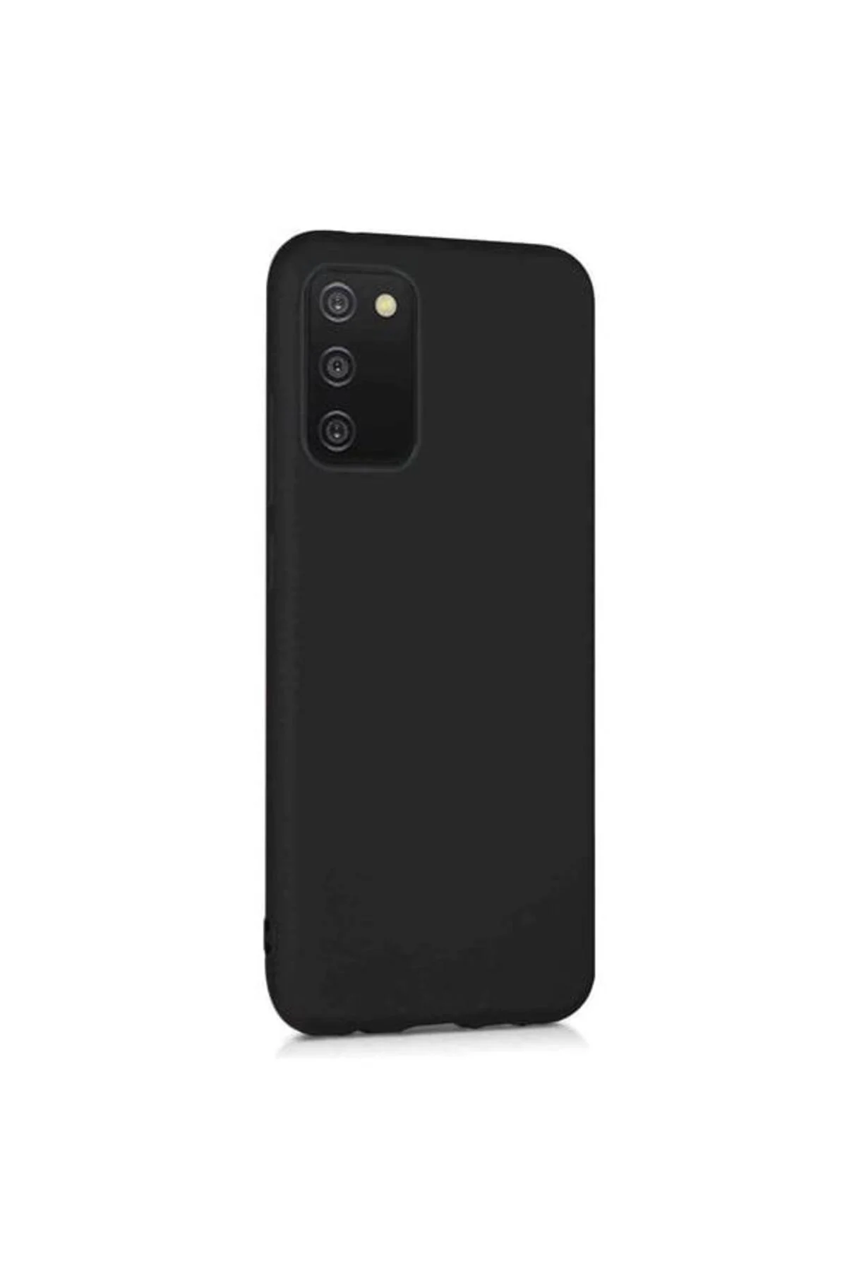 Samsung Galaxy A03S Premium Silikon Kılıf Siyah