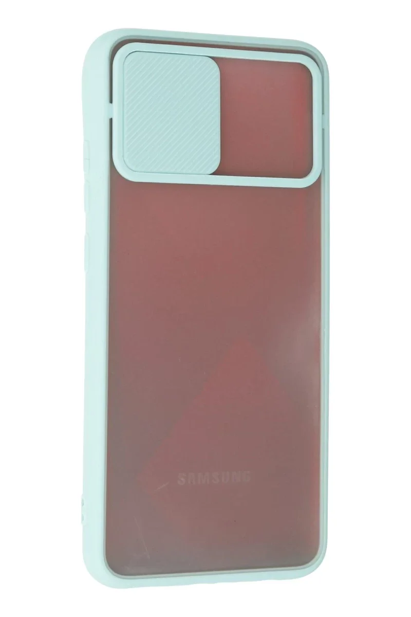 Samsung Galaxy A03S Kılıf Palm Buzlu Kamera Sürgülü Silikon - Turkuaz Fiyatı, Yorumları ve Özellikleri