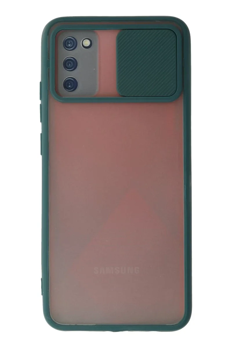 Samsung Galaxy A03S Kılıf Palm Buzlu Kamera Sürgülü Silikon - Yeşil Fiyatı, Yorumları ve Özellikleri