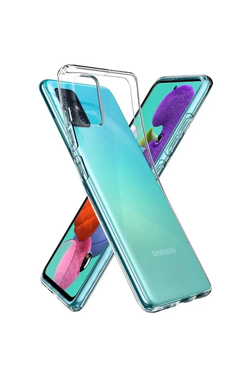 Samsung Galaxy A03S Kılıf Lüx Şeffaf Silikon