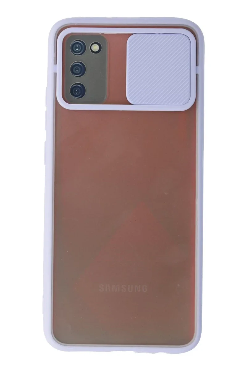 Samsung Galaxy A03S Kılıf Palm Buzlu Kamera Sürgülü Silikon - Lila Fiyatı, Yorumları ve Özellikleri