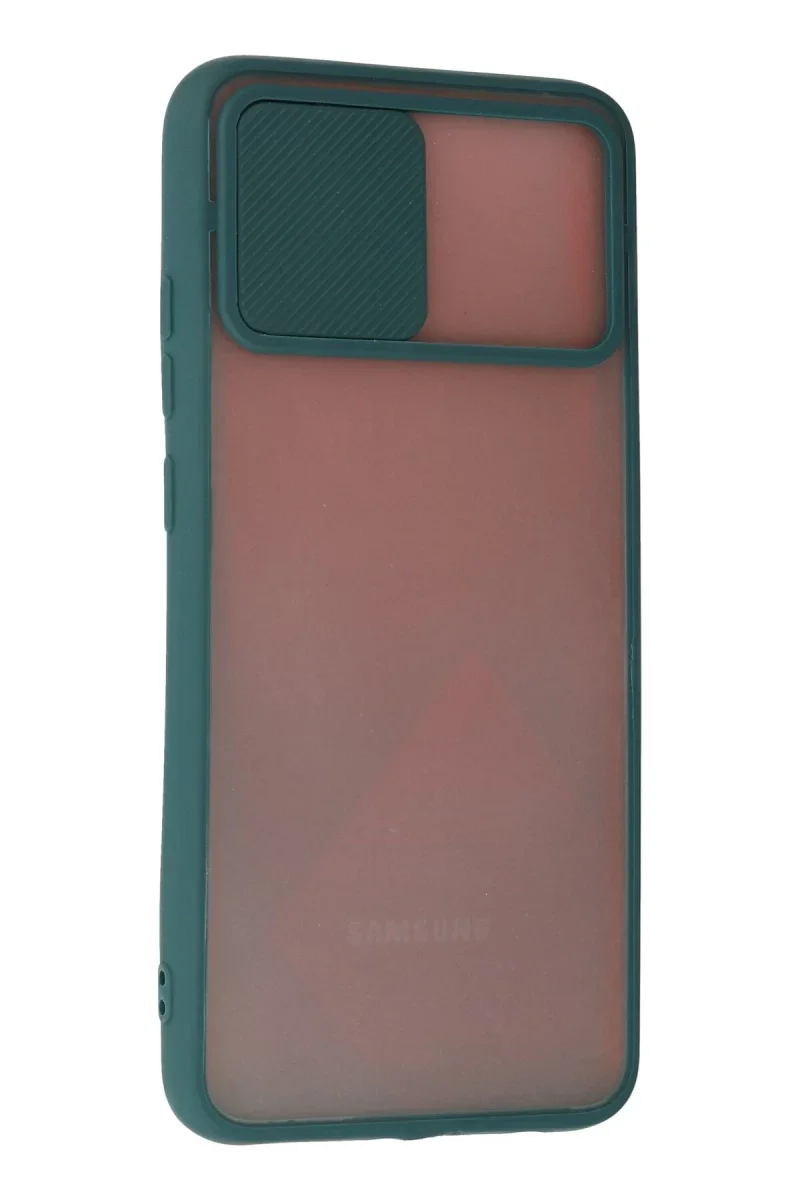 Samsung Galaxy A03S Kılıf Palm Buzlu Kamera Sürgülü Silikon - Yeşil Fiyatı, Yorumları ve Özellikleri