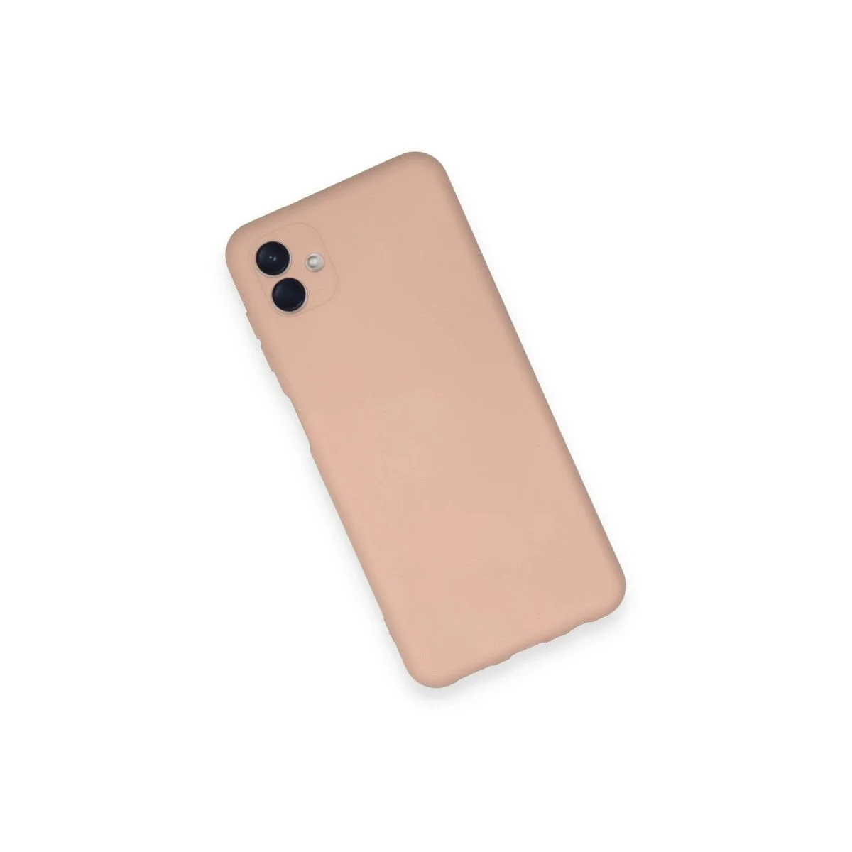 Samsung Galaxy A04 ile Uyumlu Nano İçi Kadife Silikon Kılıf - Pudra Renk Samsung Galaxy A04 ile Uyumlu Nano İçi Kadife Silikon Kılıf - Pudra Renk