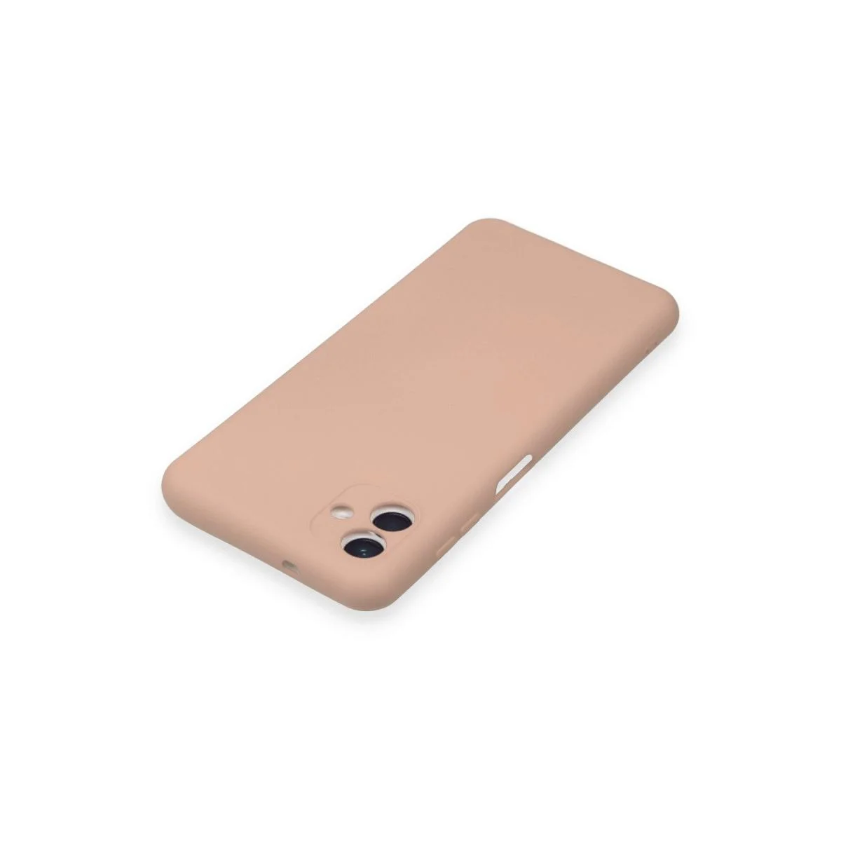 Samsung Galaxy A04 ile Uyumlu Nano İçi Kadife Silikon Kılıf - Pudra Renk Samsung Galaxy A04 ile Uyumlu Nano İçi Kadife Silikon Kılıf - Pudra Renk