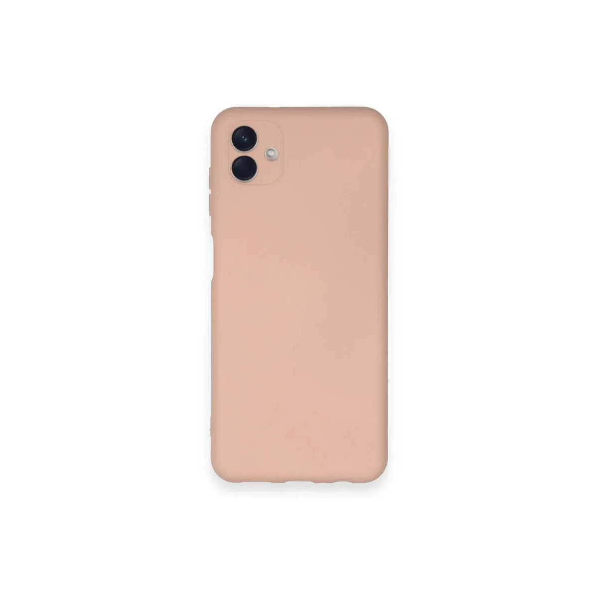 Samsung Galaxy A04 ile Uyumlu Nano İçi Kadife Silikon Kılıf - Pudra Renk Samsung Galaxy A04 ile Uyumlu Nano İçi Kadife Silikon Kılıf - Pudra Renk