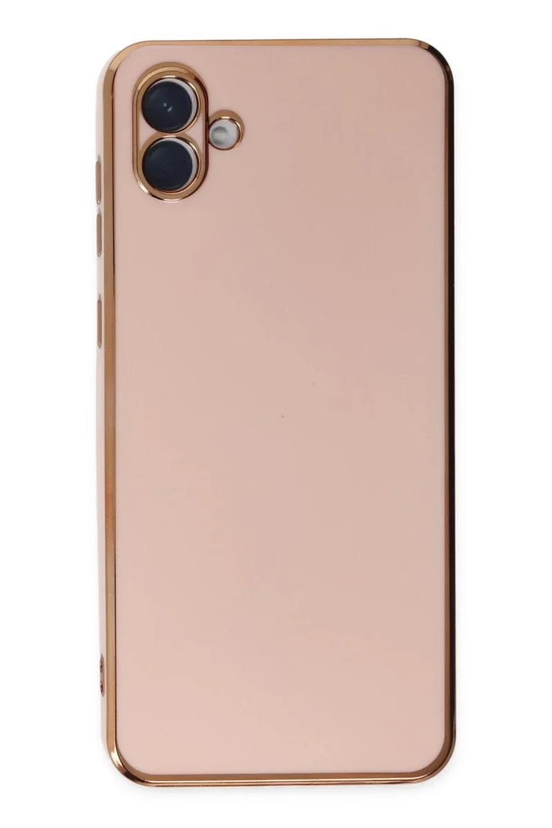 Samsung Galaxy A04 Kılıf Volet Silikon - Pembe Samsung Galaxy A04 Kılıf Volet Silikon - Pembe