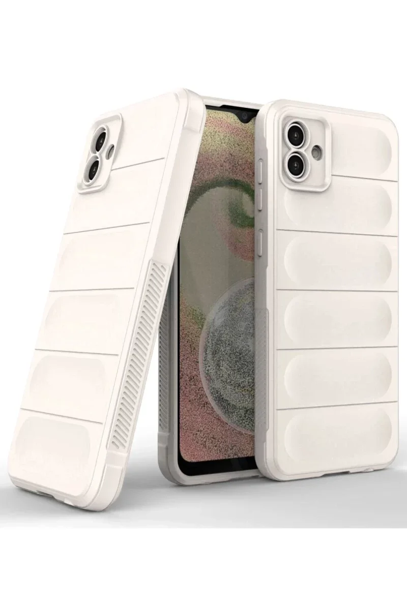 Samsung Galaxy A04 Kılıf Optimum Silikon - Krem Samsung Galaxy A04 Kılıf Optimum Silikon - Krem