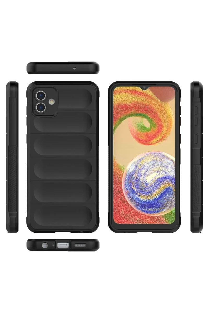 Samsung Galaxy A04 Kılıf Optimum Silikon - Siyah Samsung Galaxy A04 Kılıf Optimum Silikon - Siyah