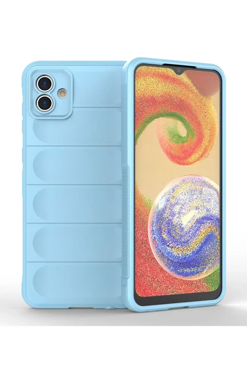 Samsung Galaxy A04 Kılıf Optimum Silikon - Sky Blue Samsung Galaxy A04 Kılıf Optimum Silikon - Sky Blue