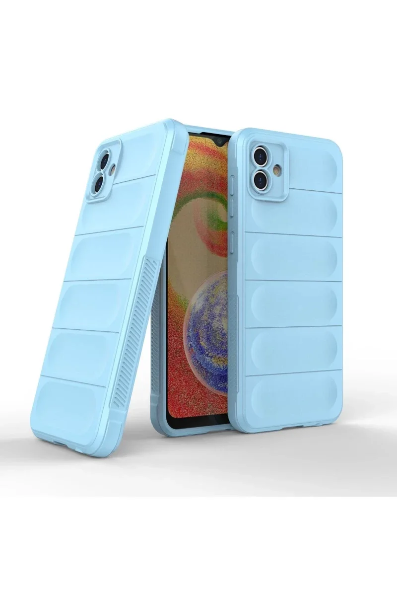 Samsung Galaxy A04 Kılıf Optimum Silikon - Sky Blue Samsung Galaxy A04 Kılıf Optimum Silikon - Sky Blue