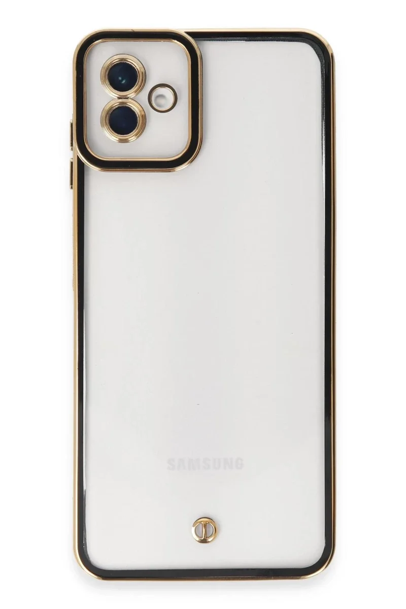 Samsung Galaxy A04 Kılıf Liva Lens Silikon - Siyah Samsung Galaxy A04 Kılıf Liva Lens Silikon - Siyah