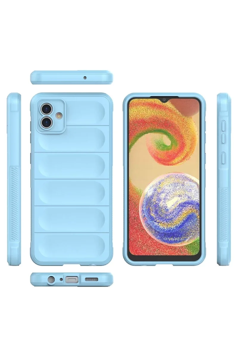 Samsung Galaxy A04 Kılıf Optimum Silikon - Sky Blue Samsung Galaxy A04 Kılıf Optimum Silikon - Sky Blue