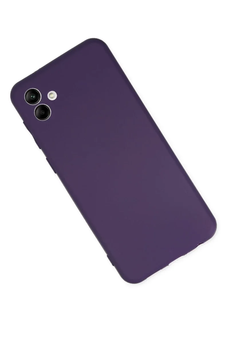 Samsung Galaxy A04 Kılıf First Silikon - Mor Samsung Galaxy A04 Kılıf First Silikon - Mor