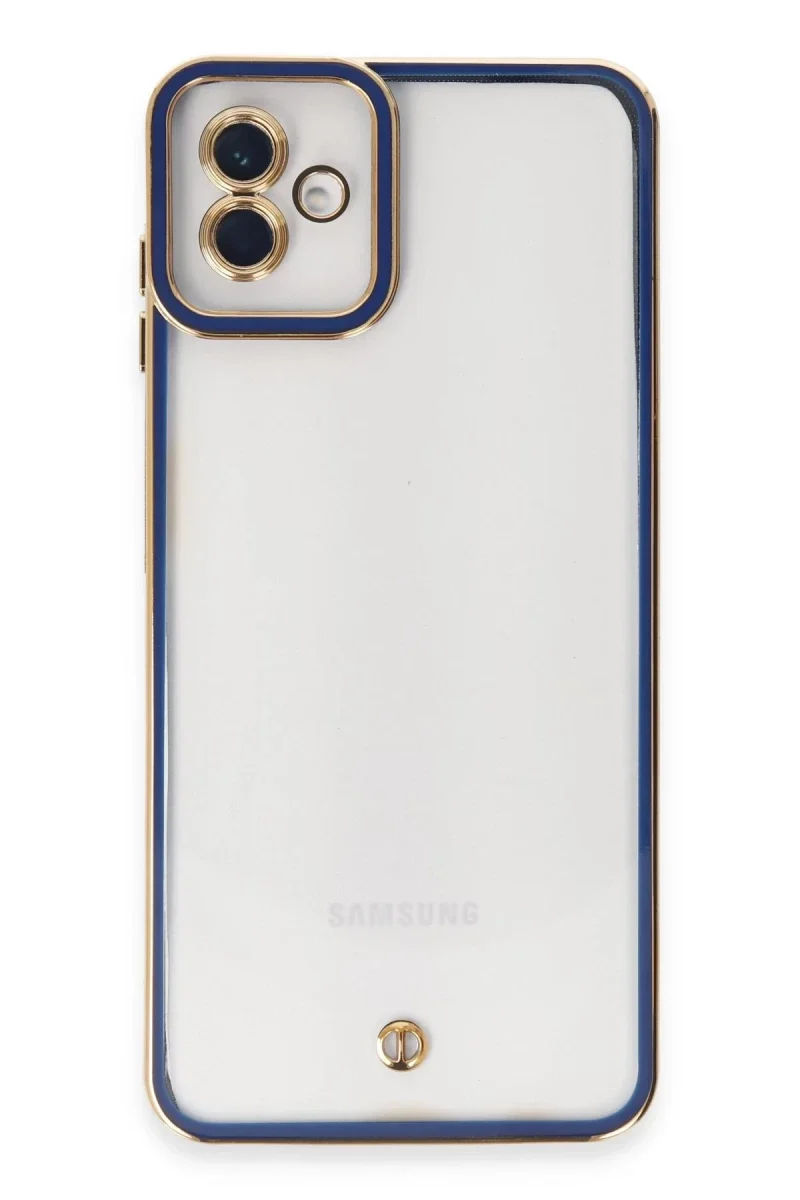 Samsung Galaxy A04 Kılıf Liva Lens Silikon - Mavi Samsung Galaxy A04 Kılıf Liva Lens Silikon - Mavi