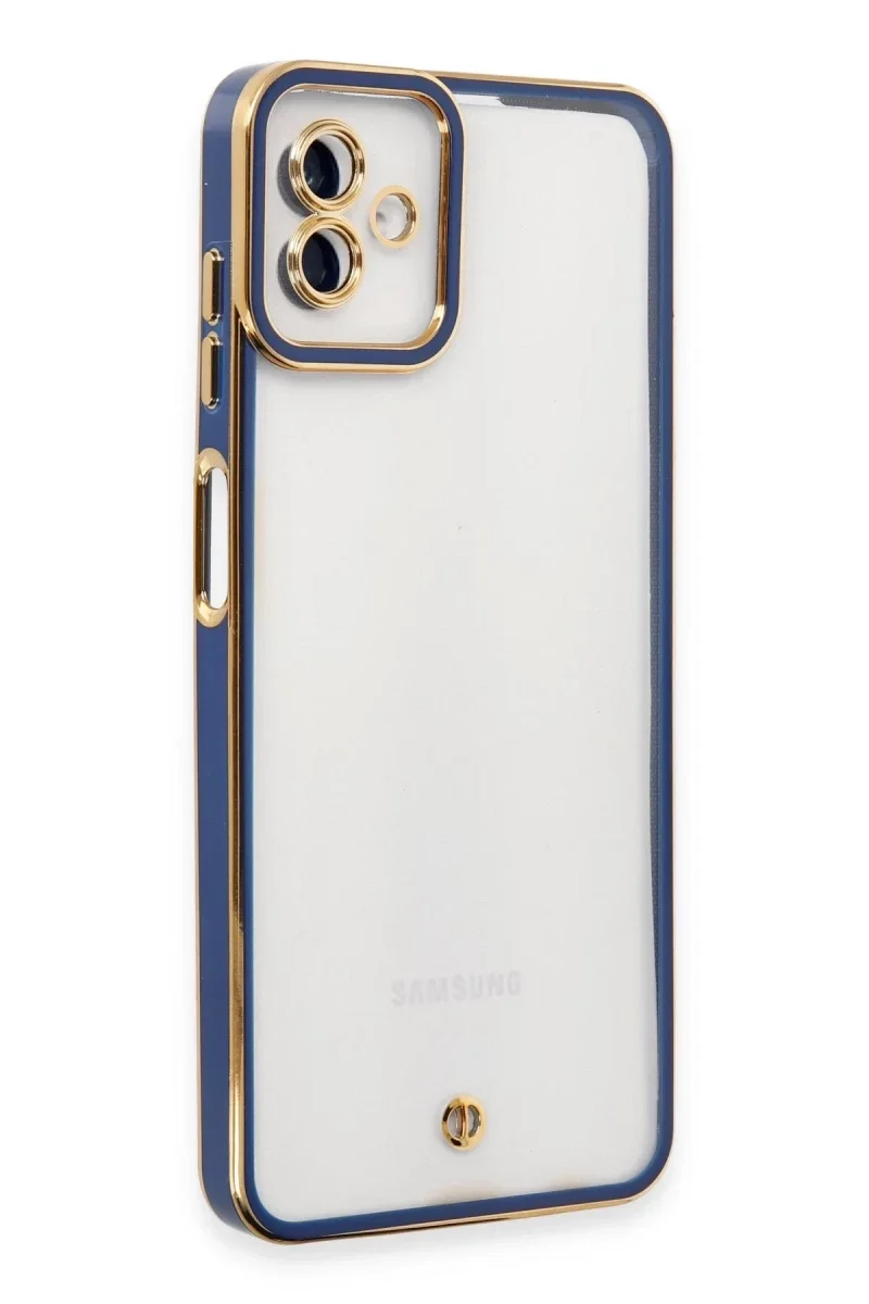 Samsung Galaxy A04 Kılıf Liva Lens Silikon - Mavi Samsung Galaxy A04 Kılıf Liva Lens Silikon - Mavi