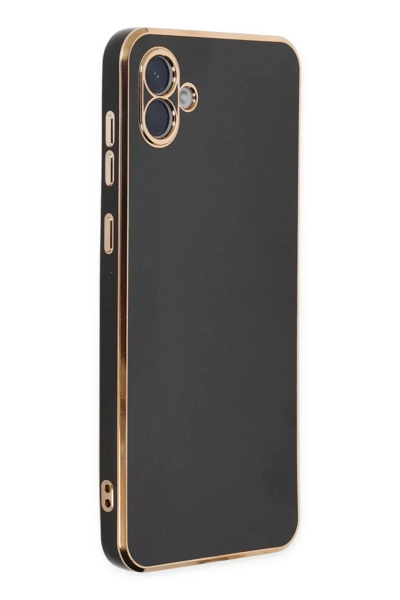 Samsung Galaxy A04 Kılıf Volet Silikon - Siyah
