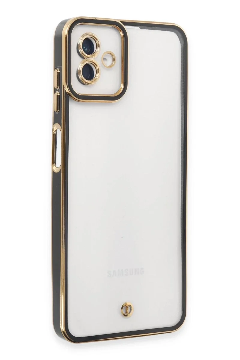 Samsung Galaxy A04 Kılıf Liva Lens Silikon - Siyah Samsung Galaxy A04 Kılıf Liva Lens Silikon - Siyah