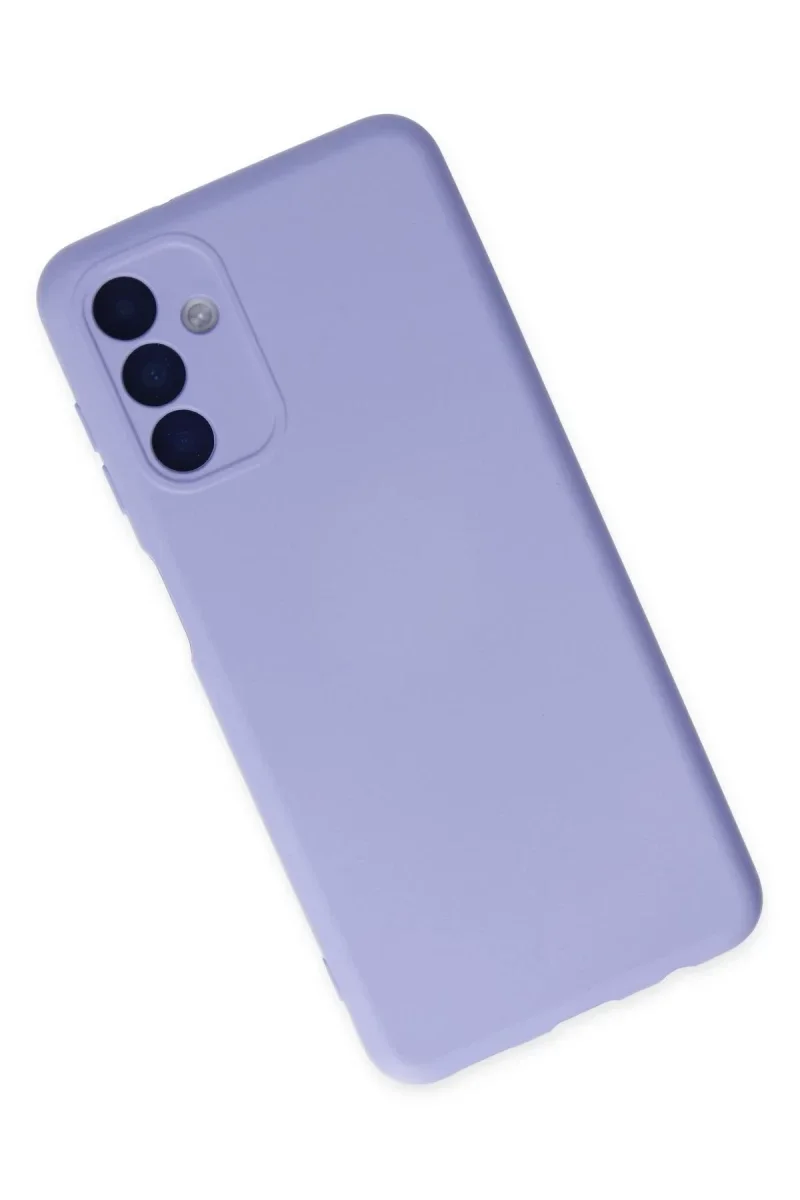 Samsung Galaxy A04S Kılıf Nano içi Kadife Silikon - Lila