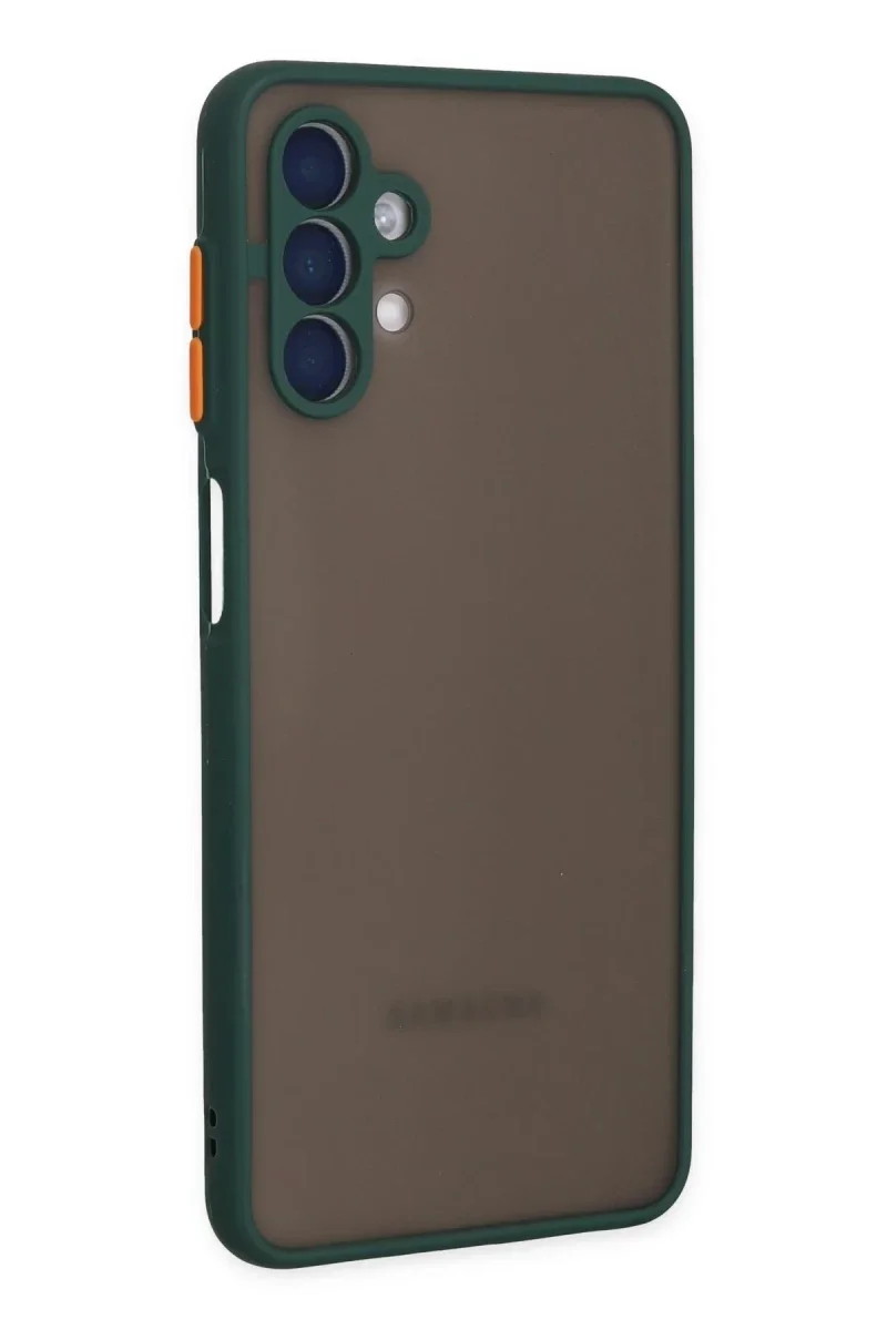 Samsung Galaxy A04S Kılıf Montreal Silikon Kapak - Yeşil