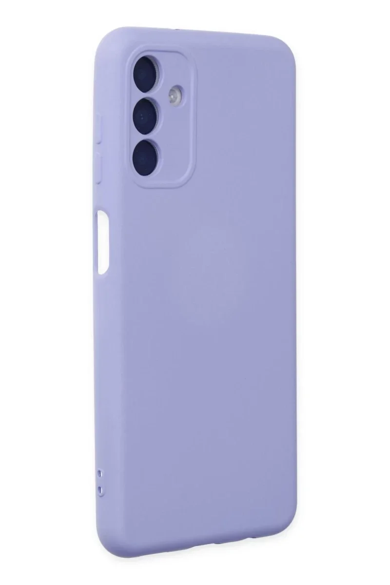 Samsung Galaxy A04S Kılıf Nano içi Kadife Silikon - Lila