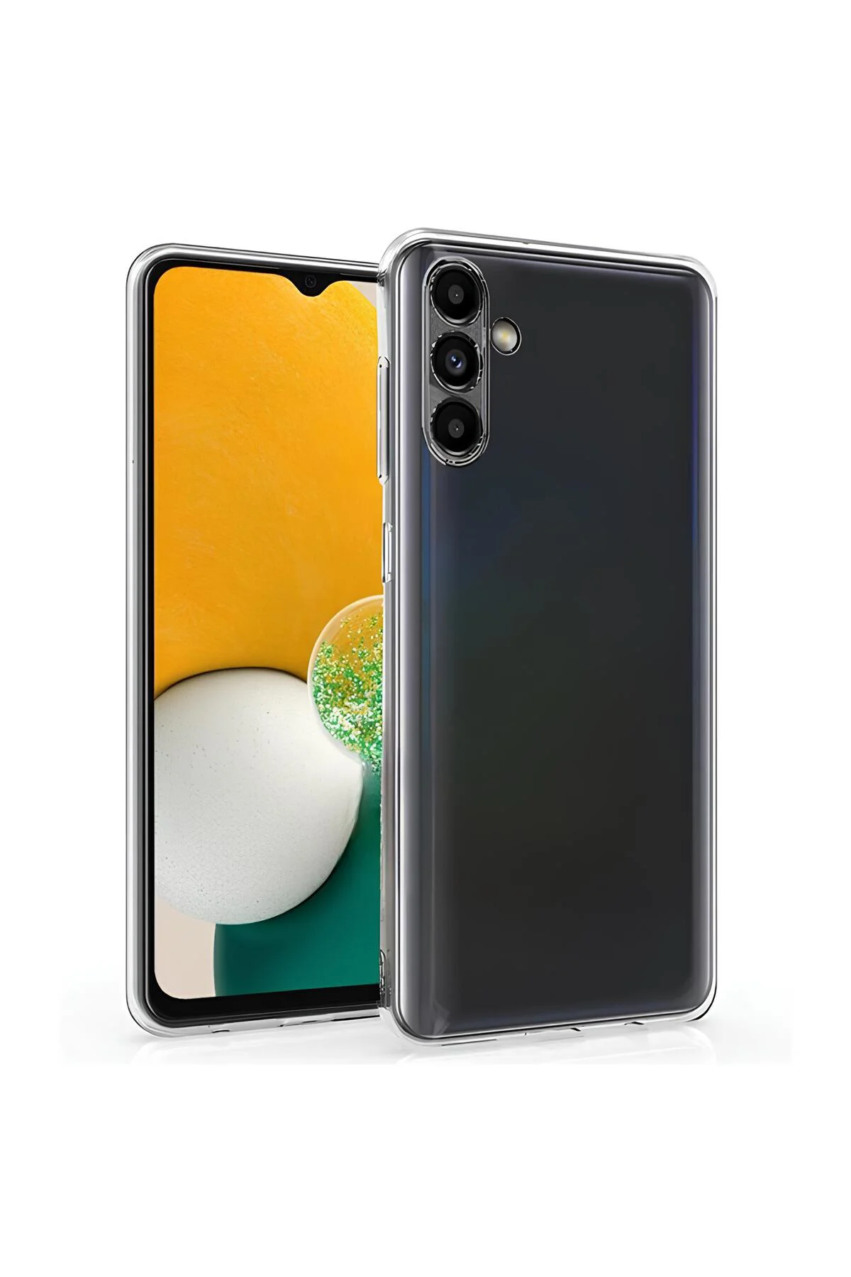 Samsung Galaxy A04S Premium Silikon Kılıf Şeffaf
