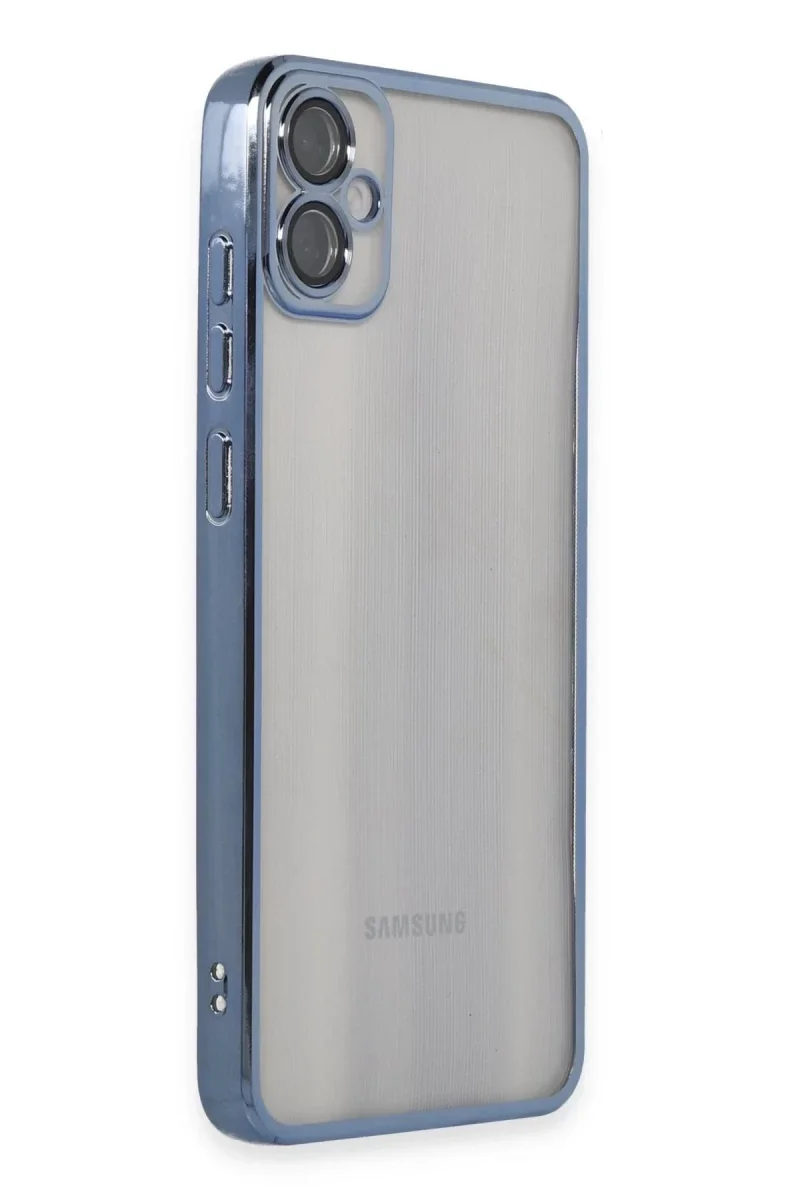Samsung Galaxy A05 Kılıf Razer Lensli Silikon - Lacivert Samsung Galaxy A05 Kılıf Razer Lensli Silikon - Lacivert