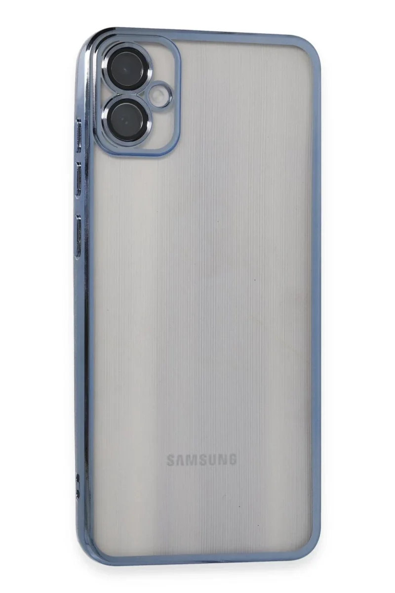 Samsung Galaxy A05 Kılıf Razer Lensli Silikon - Lacivert Samsung Galaxy A05 Kılıf Razer Lensli Silikon - Lacivert