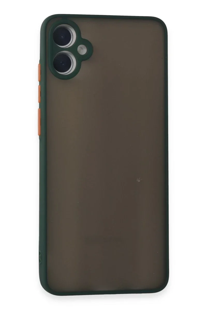 Samsung Galaxy A05 Kılıf Montreal Silikon Kapak - Yeşil Samsung Galaxy A05 Kılıf Montreal Silikon Kapak - Yeşil
