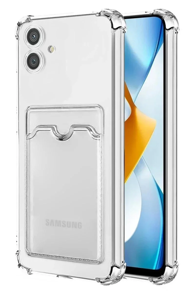Samsung Galaxy A05 Kılıf Kart Şeffaf Silikon - Şeffaf Fiyatı, Yorumları ve Özellikleri