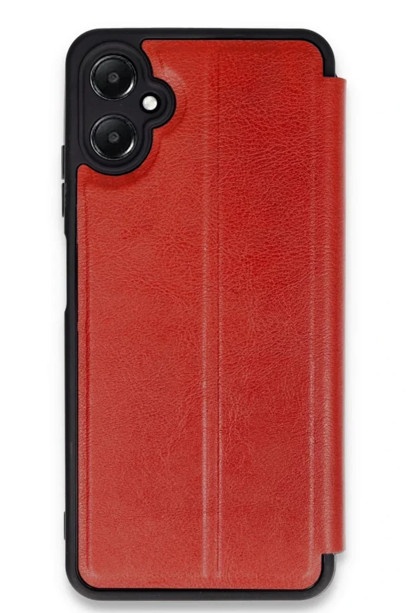 Samsung Galaxy A05 Kılıf Flip Cover - Kırmızı Samsung Galaxy A05 Kılıf Flip Cover - Kırmızı