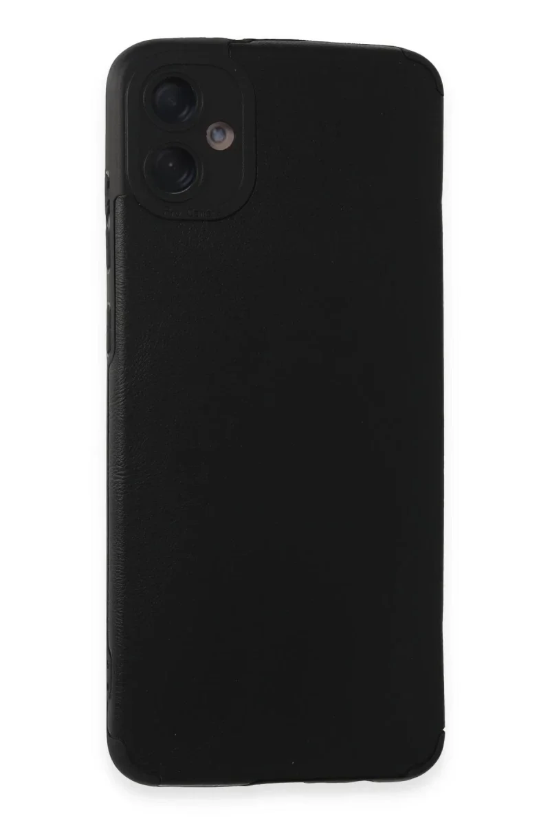 Samsung Galaxy A05 Kılıf Loop Deri Silikon - Siyah Samsung Galaxy A05 Kılıf Loop Deri Silikon - Siyah
