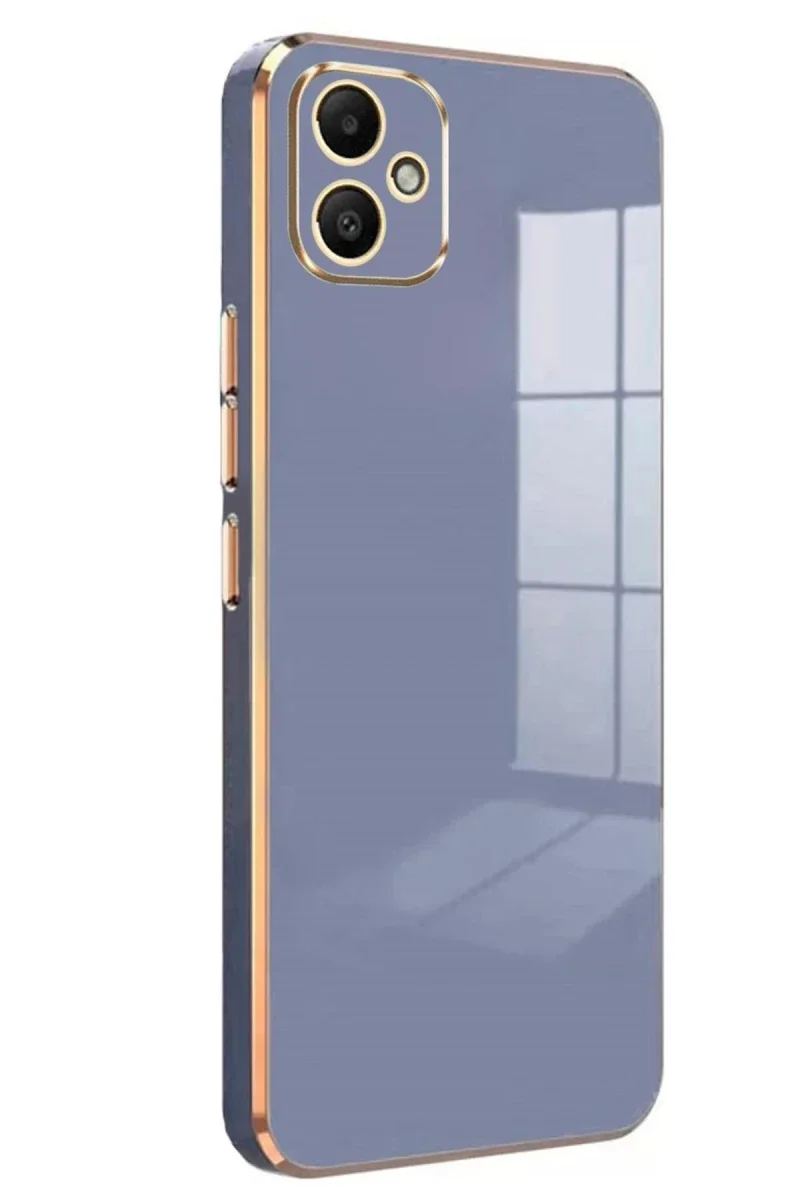 Samsung Galaxy A05 Kılıf Volet Silikon - Mavi