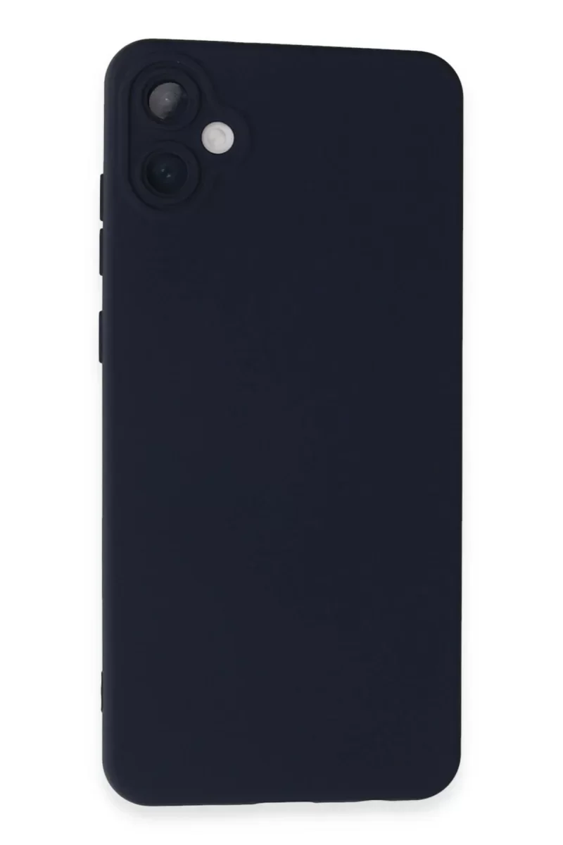 Samsung Galaxy A05 Kılıf Nano içi Kadife Silikon - Lacivert Samsung Galaxy A05 Kılıf Nano içi Kadife Silikon - Lacivert