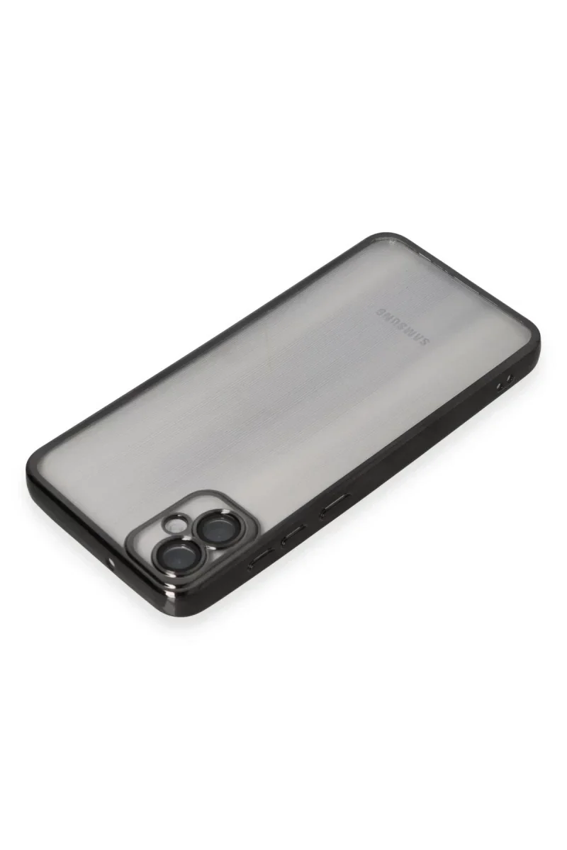 Samsung Galaxy A05 Kılıf Razer Lensli Silikon - Siyah