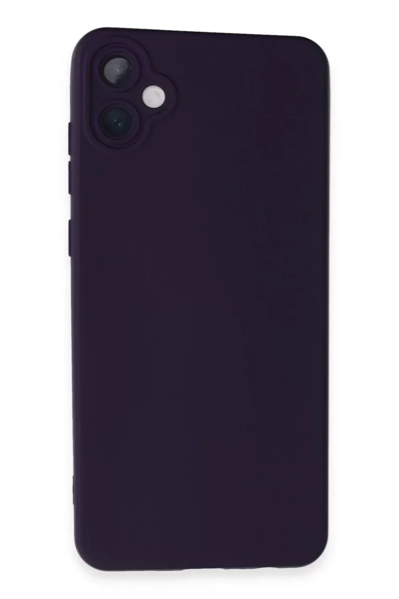 Samsung Galaxy A05 Kılıf Nano içi Kadife Silikon - Mor Samsung Galaxy A05 Kılıf Nano içi Kadife Silikon - Mor