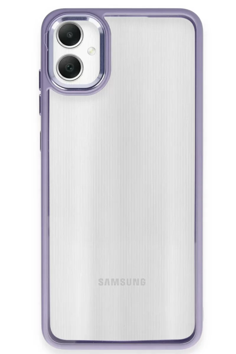 Samsung Galaxy A05 Kılıf Power Silikon - Lila Samsung Galaxy A05 Kılıf Power Silikon - Lila